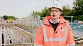 Trafford Park Line - Bridge Construction
