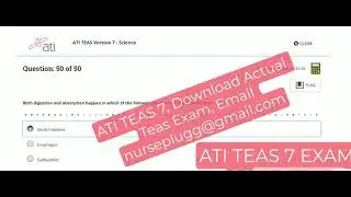Get ATI TEAS 7 Exam 2025&mdash;Complete 4 Versions Bundle Reading, Math, Science & English Language Usage