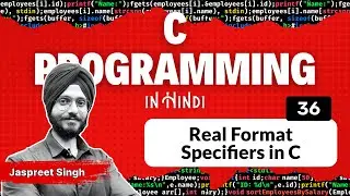 Real Format Specifiers in C
