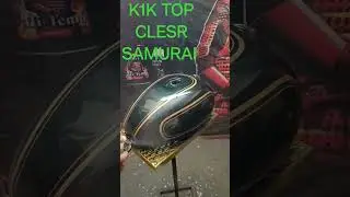 K1K clear samurai spray paint #bullet bike tank#samurai #spray