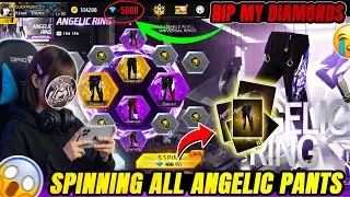 SPINNING THE ANGELIC PANTS RIP ALL MY DIAMONDS 😭