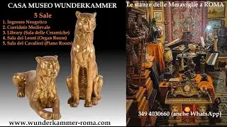 Teaser 2025: CASA MUSEO WUNDERKAMMER: I 5 ambienti della casa delle meraviglie a Roma! (349 4030660)