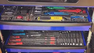 Power wheelchair mechanics toolbox. How to shadow a toolbox with Carnage Tools Shadow Foam.