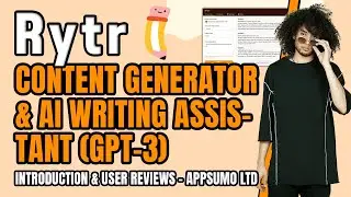 Rytr Introduction & User Reviews 🌮 AppSumo LTD | Content Generator & AI Writing Assistant GPT-3