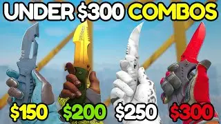 BEST Budget KNIFE & GLOVE COMBOS Under $300 in 2025 (CS2 CHEAP KNIFE + GLOVES COMBO)