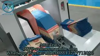 2 Ply Double Layers 5kg flour Sugar Paper Bag Making Machine,M&aacute;quina para fabricar bolsas de papel