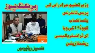 murad Raas press confrence -e transfer,covid 19,SNC,insaf school,rationalization(bhatti education)