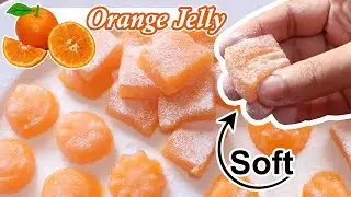 Orange Jelly Recipe | How to Make Perfect Soft Orange Jelly at Home