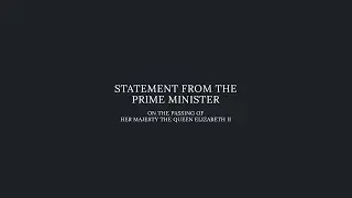 Statement from Prime Minister Anthony Albanese on the passing of Her Majesty Queen Elizabeth II
