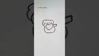 Cute things to draw when bored 🥱🥰#art #drawing#cute#dog#puppy#baby#heart#sketch#trending#short#fyp
