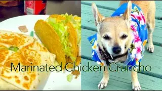 Crispy Chicken El Cruncho from Taco Time #tacotuesday #cutechihuahua