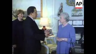 Venezuelan president visits Britain's Queen