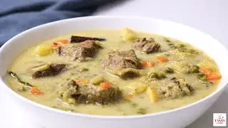 Kerala Style Creamy Mutton Stew | White Mutton Curry | Perfect with Appam or Bread
