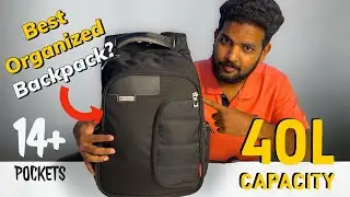 Harissonsbags  Vervo 40L Laptop Premium backpack Review 👌 | Best Laptop backpack under 3000 | Tamil