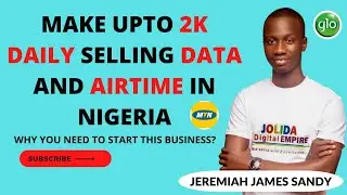 HOW TO MAKE 2K DAILY RESELLING DATA AND AIRTIME IN NIGERIA (VTU business) || JOLIDA DIGITAL EMPIRE