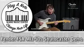 New For 2018 Fender FSR MIJ Traditional 50s Stratocaster Demo