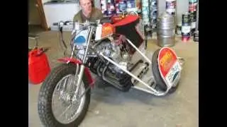 Dave Adams GS Speedway Sidecar by Rochelle Adams