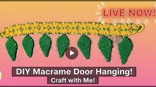 class 9How to Make a Macrame Toran | DIY Macrame Toran Tutorial | #macrametora#macrametorannewdesign