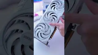 Sapphire Pure AMD Radeon 9070 XT 🤍 #amdgpu #9070xt #sapphirepure #whitegpu #whitepcbuild #radeon