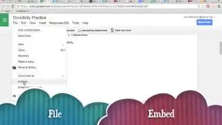 Weebly - Embedding a Google Form on a Website
