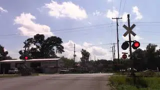 UP WPBSLE and Milam Street Railroad Crossing | Liberty, TX | 10-22-2021