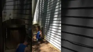 HandyANDY tackles masonite siding repairs in marietta then hand paints exterior