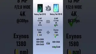Samsung Galaxy Tab S9 FE VS Samsung Galaxy Tab S10 FE