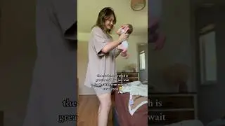 the newborn scrunch and baby hugs are the best 😭 #wholesome #mom #postpartum #baby #youtubeshorts