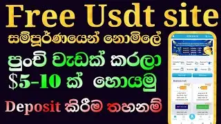 Free Usdt earn sinhala | usdt earn site | withdrawal usdt |  Cryptods