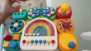 Auby Busy Board Educational Sensory Toy for Toddlers- see how cute this is!