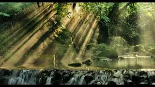 Beautiful Guitar Music & Waterfall Sound For Sleep &bull; Relaxing, Calming, Study, Meditation