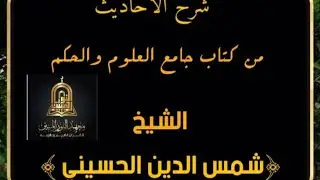 ١٣ شرح الأربعين النووية من كتاب جامع العلوم والحكم / الحديث التاسع عشر / الشيخ شمس الدين الحسيني 