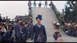 #CharlieChaplin - Kid Auto Races at Venice (1914) | Colorized Movie