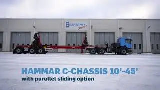 Telescopic Sideloader chassis with Hammar parallel sliding option