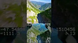 FPV Drone Mountain surf