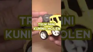 Yellow mini truck cement mixer #shorts #shortvideo #toys #automobile