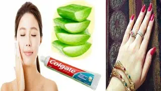 Apply Toothpaste on Your Skin_Get Fair Glowing Spotless Skin | Colgate And Lemon At Home Remediesघरी