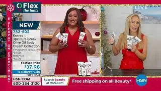 Korres 3piece Pure Greek Olive Oil Body Cream Collection