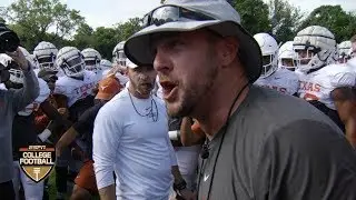 All access at Texas practice with coach Tom Herman | College Football on ESPN