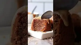 Healthier Sticky Toffee Puddings #healthybaking #stickytoffeepudding