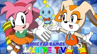 Amy e Cream in Sonic 1 - O TEAM ROSE NO MEGA DRIVE | Sonic Fan Games #92