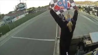 Checkered Flag - 2013 Laguna Seca - ALMS - Tequila Patron - ESPN - Racing - Sports Cars