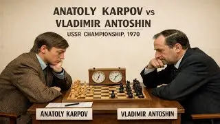 Anatoly Karpov vs Vladimir Antoshin - USSR Championship, 1970