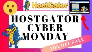 Hostgator Cyber Monday Discount - 70% OFF Hostgator Sale