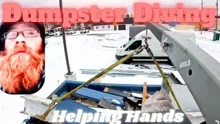 Dumpster Diving: Winch Powered Crane Action