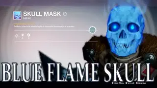 Blue Flame Skull! - Destiny Halloween Update