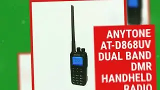Anytone AT-D868UV Dual Band DMR Handheld Radio with GPS