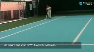 Realizzazione campo da tennis Wimbledon paint Veloce 300