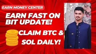 Bit Update | Instant Withdrawal Proof | Earn Free BTC & SOL | Free Crypto faucet website 