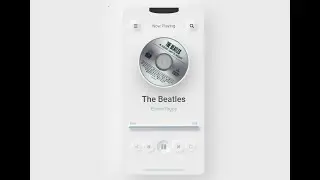 Player | Audio Player | Using Html Css | UI Design